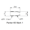 Parker 65 Mark 1 à prix réduit